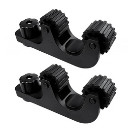 Kayak Paddle Holder, 2 Pcs Kayak Fishing Net Holder,Fishing Kayak Rail Accessories for Kayak Fishing,Canoe Kayak Track Mount