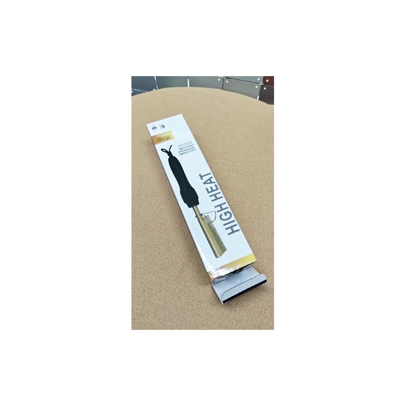 Peine Eléctrico Caliente Alisador De Pelo Barba 80c - 210c