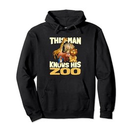 This Man Knows His Zoo - Animals Zookeeper Zoologist Pullover Hoodie