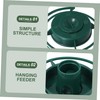 MERRYHAPY Hanging Deck Mount Bird Feeder Large Outdoor Tray Feeder