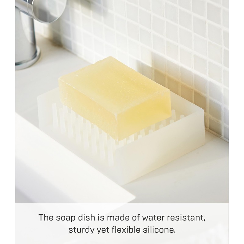 Yamazaki Industries 2992 Drain Soap Tray, Float, Clear