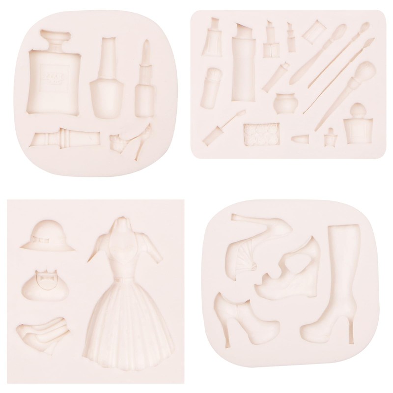 Cosmetics - Moldes para fondant Z208