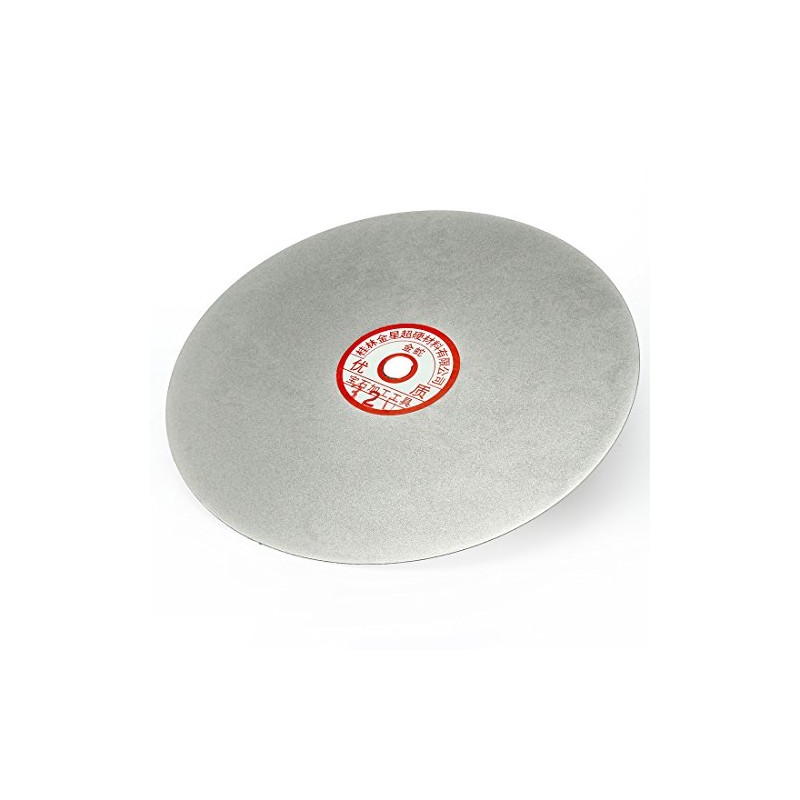 uxcell 300mm 12-inch Grit 320 Diamond Coated Flat Lap Disk