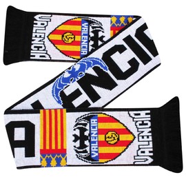 Valencia CF (La Liga) Football Fans Scarf (100% Acrylic)
