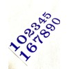 XIAXIN Waterproof PVC Number Sticker Set Weatherproof Waterproof Number Stickers
