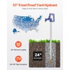 VEVOR Frost Proof Yard Hydrant, 4.25 FT Freeze-Proof Outdoor Faucet