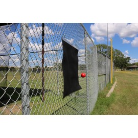 Tap® Portable Plyo Mat (Improved with Steel STIFFNER for Extra Durability) for Baseball, Used with Soft-Shell Weighted Balls, Used on Chain-Link Fences