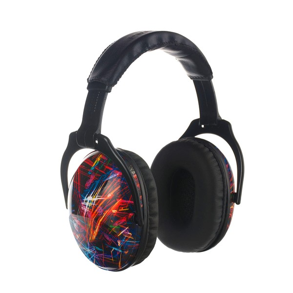 PROTEAR SNR 28 dB Ear Defenders for Kids- Hearing Protection Muffs for Children Have Sensory issues or Autism, Perfect for Fireworks,Flights,Sports(Black Fireworks)