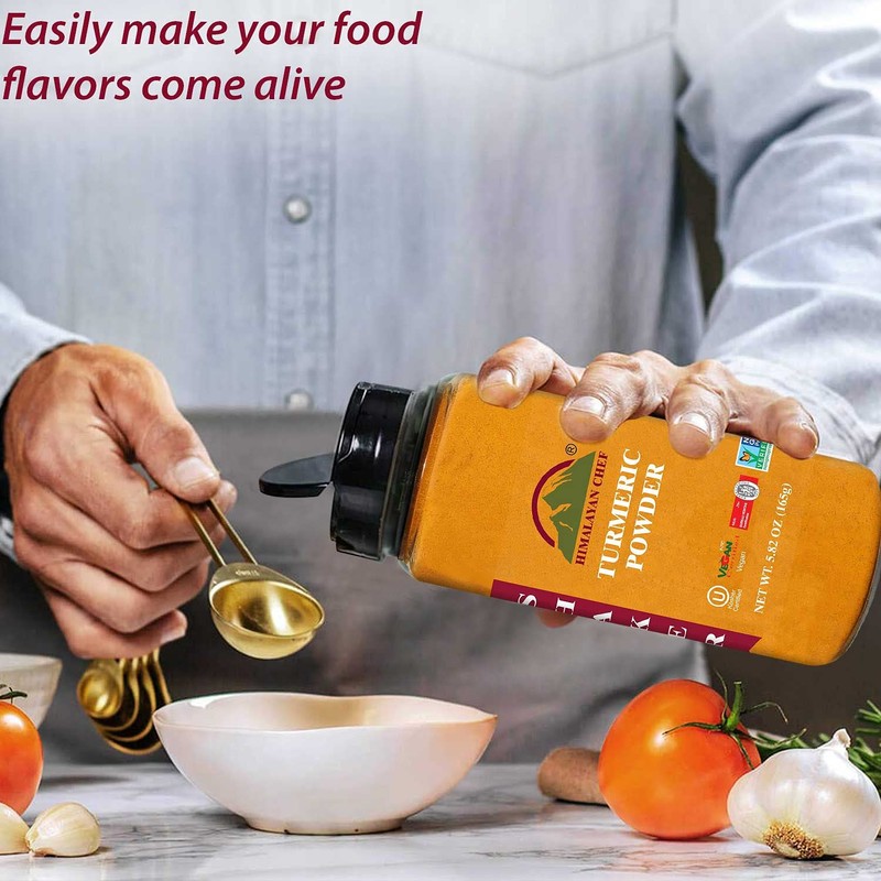 Himalayan Chef Turmeric Powder Shaker-5.82 Oz