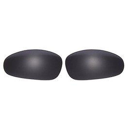 NicelyFit Polarized Replacement Lenses for Oakley Juliet Sunglasses Glass Frame (Black)