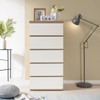 Decoline Denny 600 5-drawer chest, acacia / 데코라인 데니 600