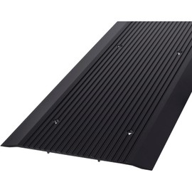 Premium Aluminum Threshold - Exterior Door Threshold Transition Strip - ADA Wheelchair Compliance (Black Anodize, 10" Wide x 36" Long)