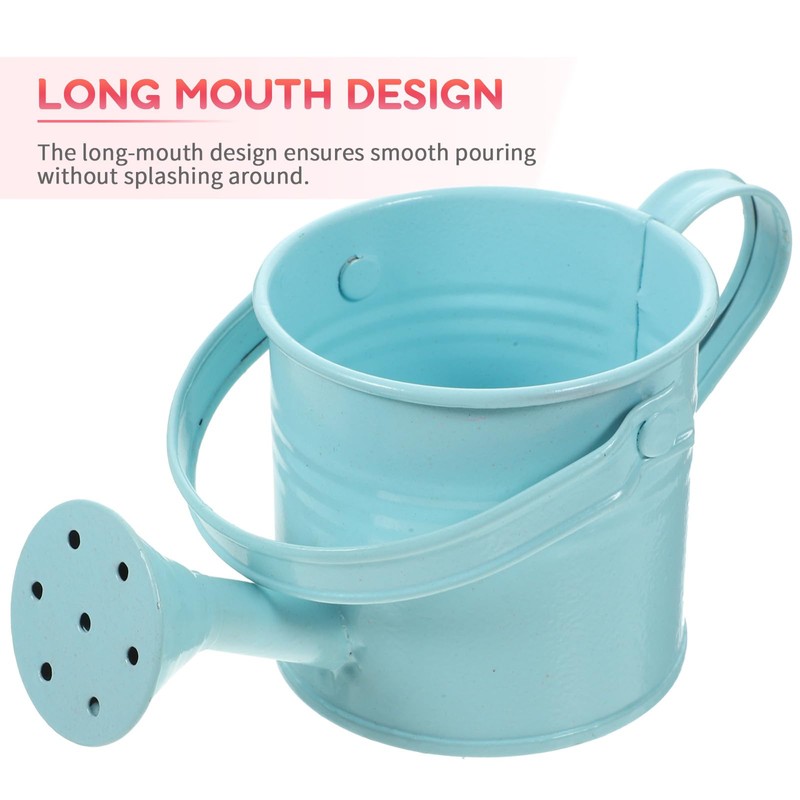 5 Pack Small Metal Watering Cans for Kids, Toy mini