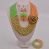 aczuv 8 Filas Africana joyería para Las Mujeres abalorio Boda de