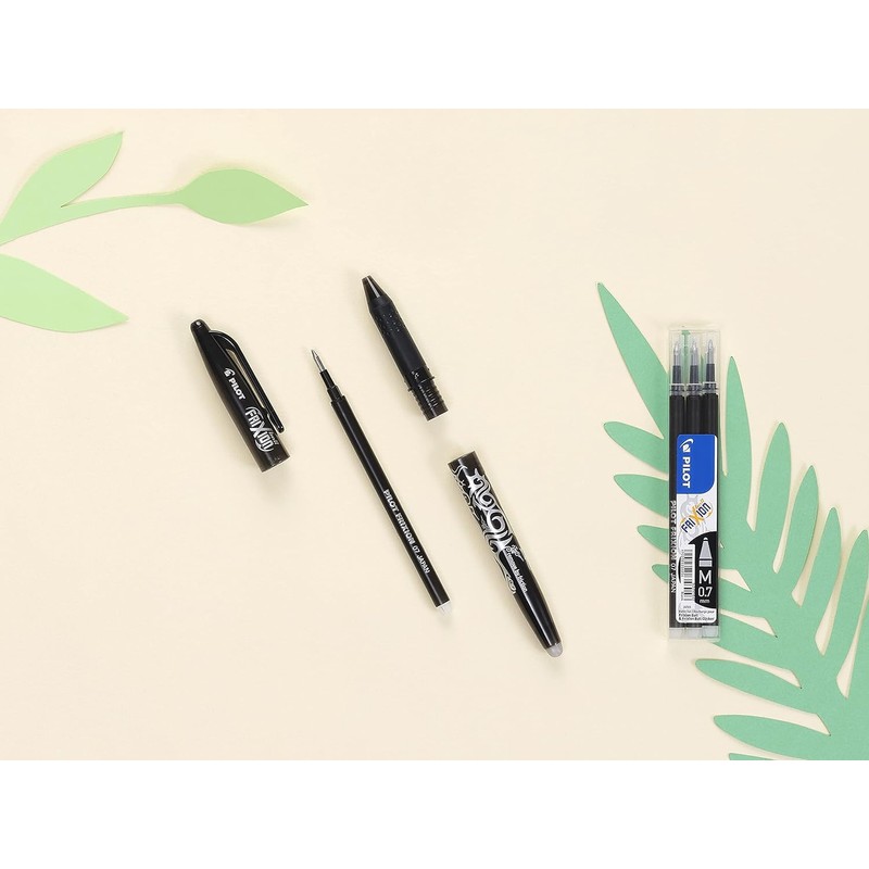 Pilot FriXion Gel Rollerball Pen Refills, 0.7 mm, Pack of