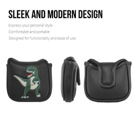 T Rex PU Leather Golf Club Square Mallet Putter Covers Protector
