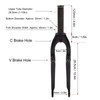 Carbon Fiber Front Fork Replacement Folding Bike Fork with Screws