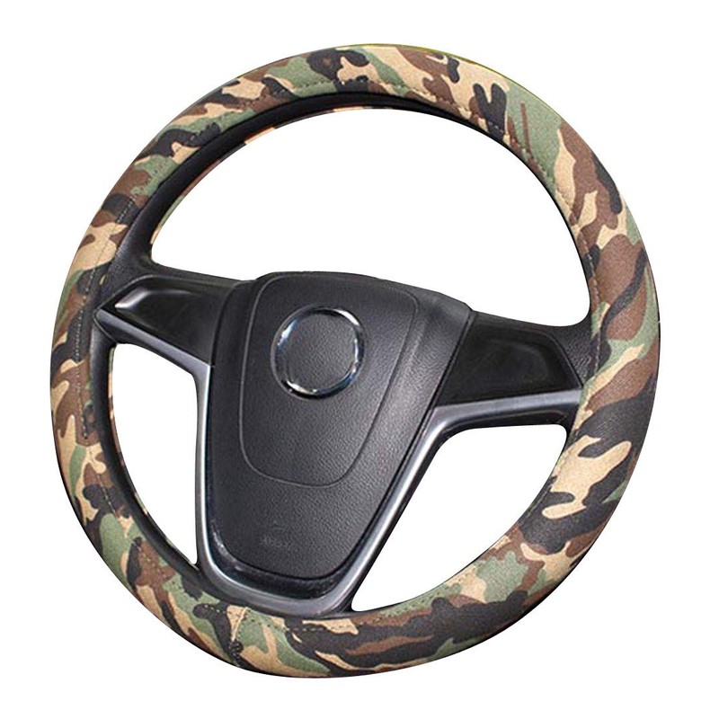 Istn Unisex's Camo Steering Wheel Cover 2018 38cm Army