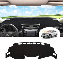 Cartist Suede Dash Mat Cover for Nissan Rogue 2014-2020 Second Generation (T32) Dash Cover Nonslip Dashboard Mat Protector Sunshade No Glare