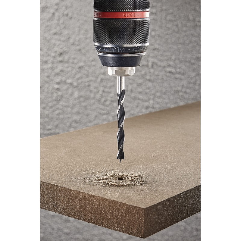 wolfcraft CV Wood Twist Drill Bit I 7608010 I For