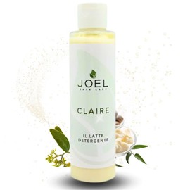 Joel Skin Care - CLAIRE Sanfte und glättende Gesichtsreinigungsmilch. Make-up-Entferner für Gesicht und Augen für alle Hauttypen mit Jojoba-Öl und Sheabutter- 150 ml