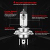 SHENKENUO Pair 7inch Round Light Housing H4 Halogen High/Low Bulbs