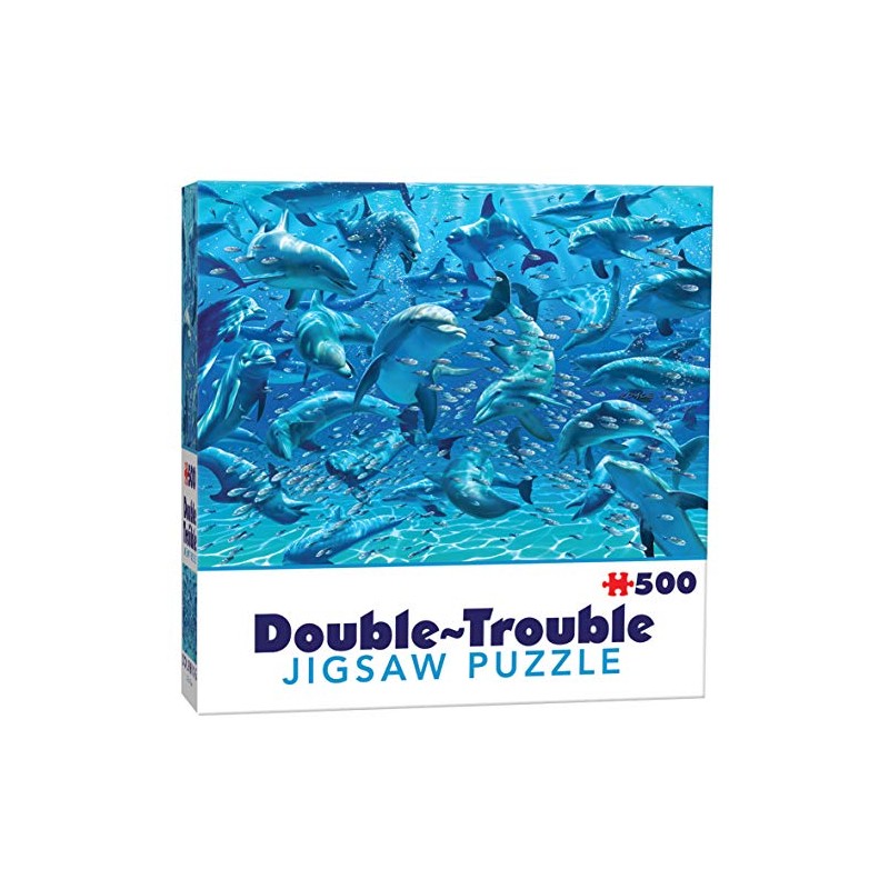 Cheatwell Games 500 Piece Double-Trouble Jigsaw Puzzle Beetlemania