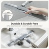 43" Rubber Floor Squeegee & Carpet Rake for Pet Hair