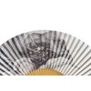 Washi Hand Fan Dragon Pattern, white