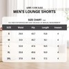Amy Coulee Mens Sleep Shorts 4 inch Cotton Lounge Shorts