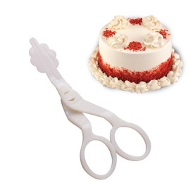 Alipis Flower Cutting Scissors for Fondant and Cream Decoration Tool for Cakes and Baking, Ideal for Beginners, Precise Transfer of Cream Flowers and Sugar Mass, High Quality