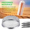 CyperFair 2 PCS RV Furnace Vent Screen, Debris-proof Stainless Steel