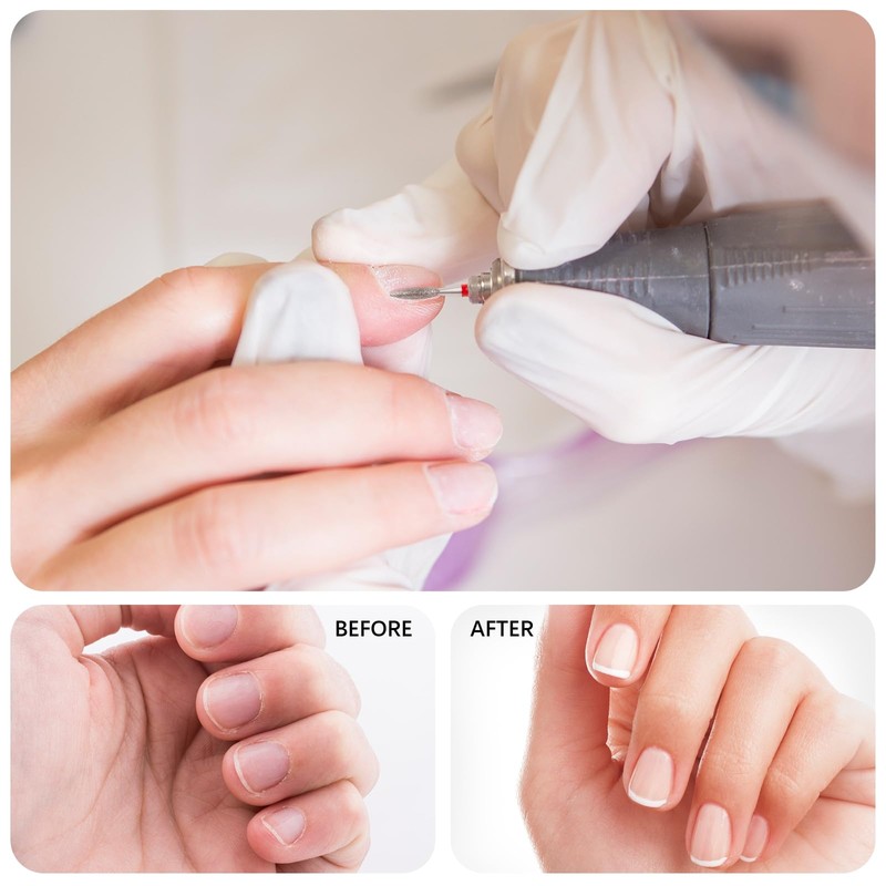 Difenni Cuticle Drill Bit,Cuticle Drill Bits for nails 3pcs Diamond