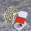 SING F LTD 1 Set of Bike Race Number Plates