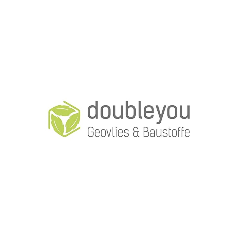Doubleyou Geovlies & Baustoffe Drainage Fleece 20 m | Filter