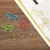 sourcing map Paper Clamp Horse Animal Shaped Cute Decorative Fun