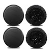 MOONET Tire Covers for RV Wheel (4 Pack),Black Oxford Waterproof
