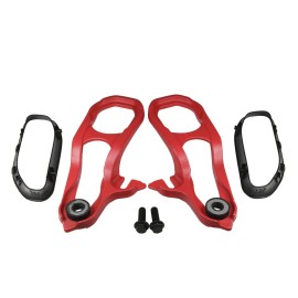 Autopartszone Red Heavy Duty Front LH & RH Tow Hook w/Hardware For Dodge 2019-2024 Ram 1500 DT