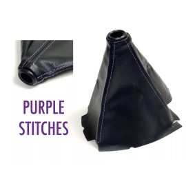 Unbranded PVC LEATHER PURPLE STITCH SHIFT BOOT FOR HONDA & ACURA VEHICLES