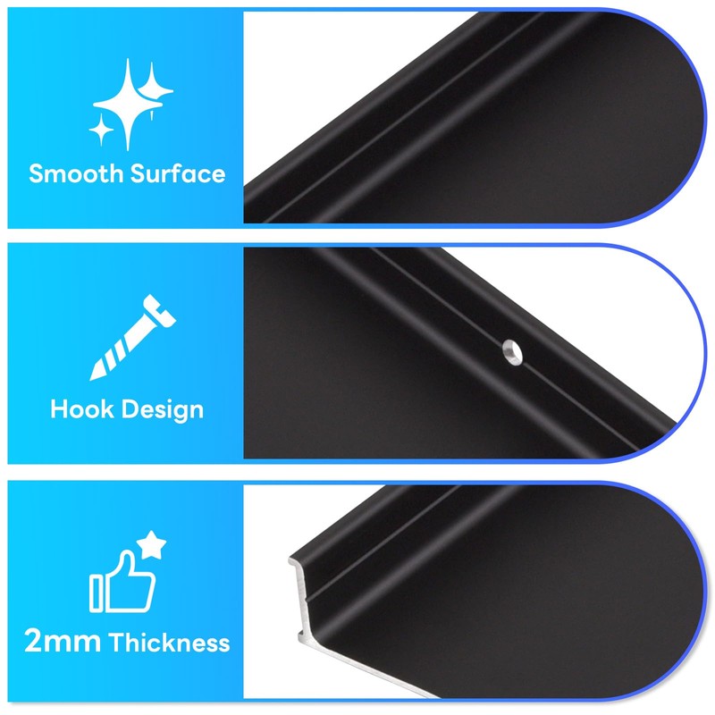 Heneymo 4" Extra-Wide Door Rain Drip Guard, 52" L Heavy