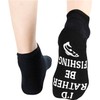HAPPYPOP Fishing Socks Men Id Rater Be Fishing Socks, Funny