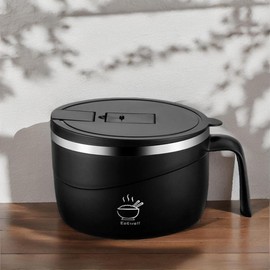 1200ml Large Capacity Instant Noodle Bowl, Multi-purpose Anti-scald Instant Noodle Bowl, Tableware for Home Office Dormitory, Fall Fathers Day Gift, Kitchen Gadgets 2024 - Color: Green, Specification: 1200ml