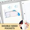 SUNEE Spiral Notebook, 1-Subject, College Ruled Paper, 8" x 10-1/2",