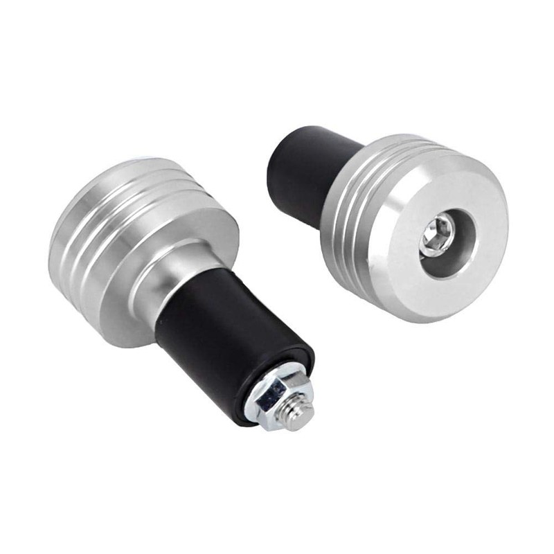 Suuonee Motorcycle Handlebar Grips, Motorcycle Aluminium Alloy Handlebar Grip End