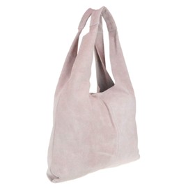 Girly Handbags Womens Plain Open Shoulder Bag - Pinky Nude