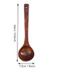 Wooden Ladle Spoon Set Long Handle Spoon Chinese Style Handcrafted