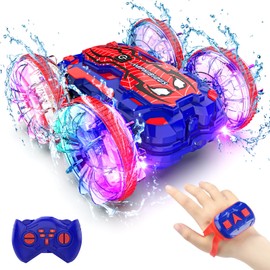 FUIOCOCP Remote Control Amphibian Car Stunt Car Monster Truck