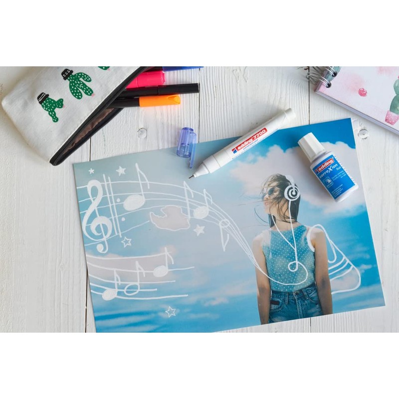 Edding 7700 Correction Pen - White - 1 Pen -