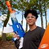 Nerf Fortnite Blue Shock Blaster, 10-Dart Clip, 10 Elite Nerf