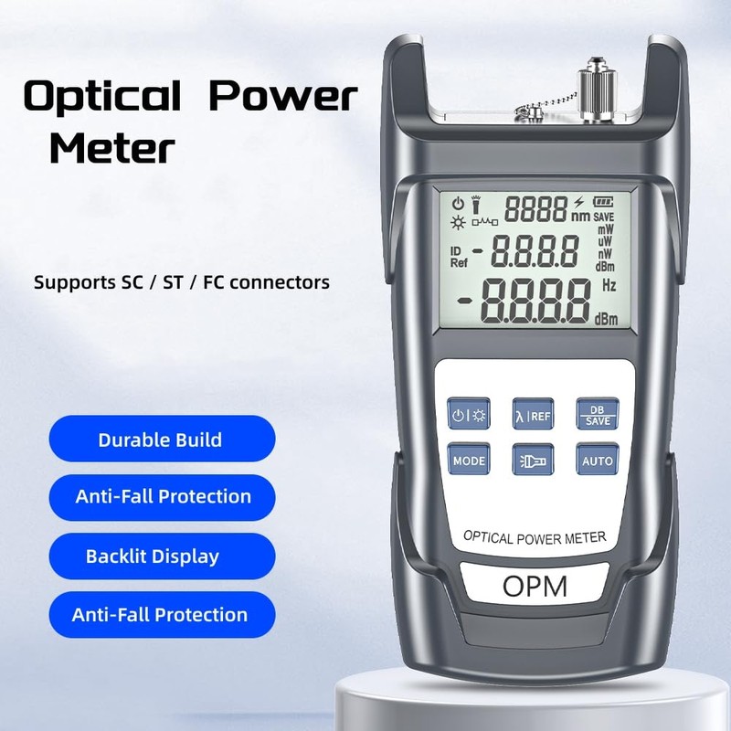 Fiber Optic Cable Tester & Power Meter - Portable Optical